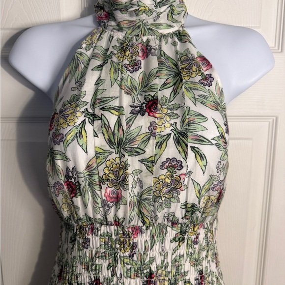 Cinq à Sept Dover Floral Halter Neck Dress Size 8 - Picture 8 of 15